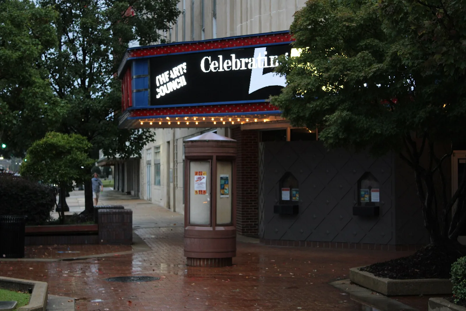 The Bama Theatre entrance to the City Hall building on University Boulevard, Tuscaloosa.
