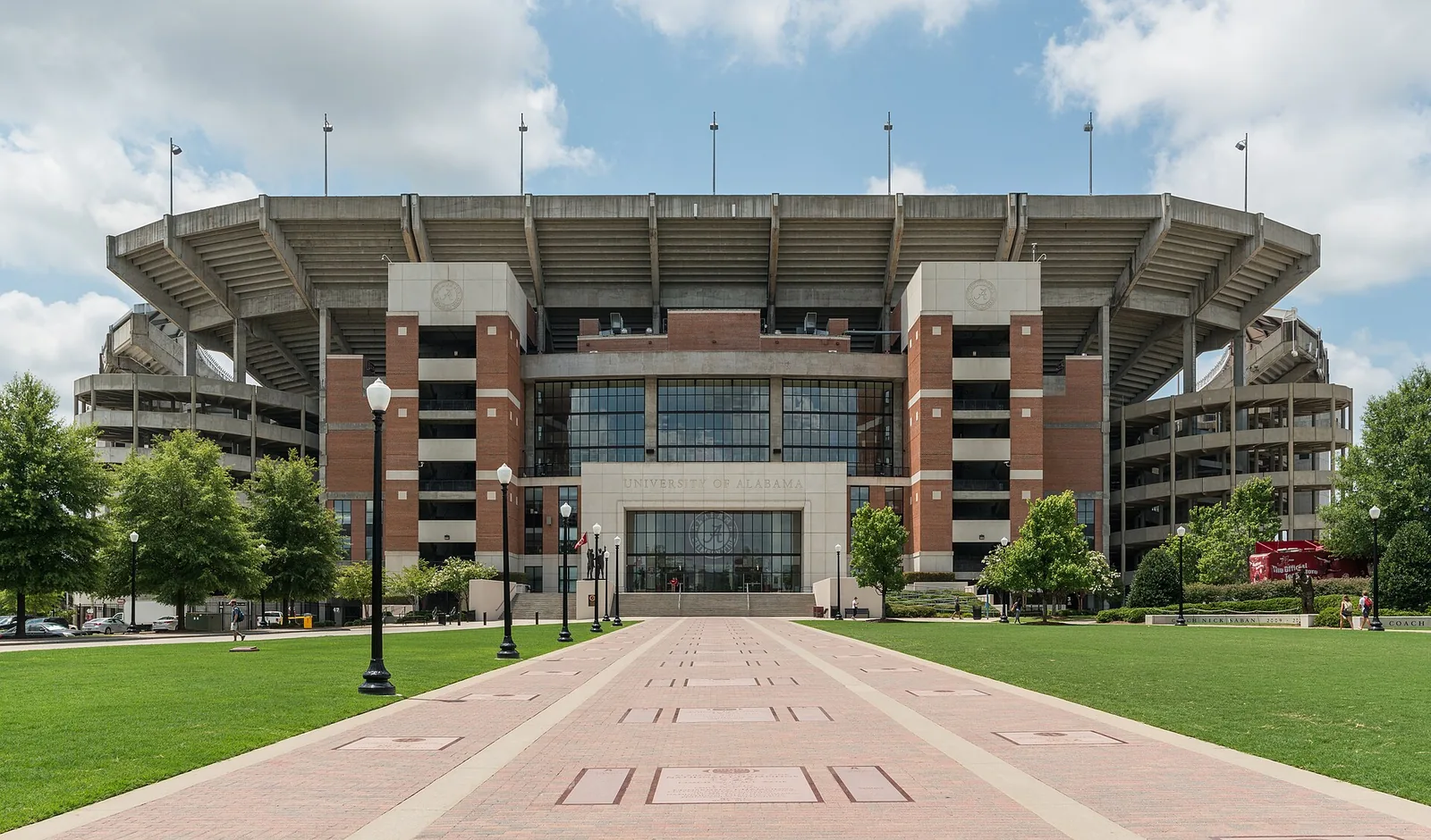 Bryant-Denny Stadium on the University of Alabama campus, where Alabama hosts Auburn on the Saturday after Thanksgiving.